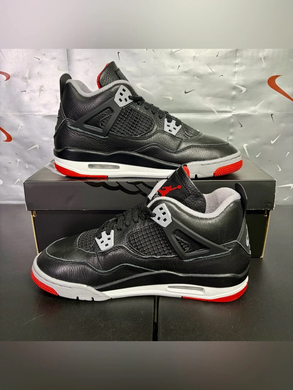 Size 7Y Jordan 4 Retro Bred Reimagined FQ8213-006 (B-Grade) New